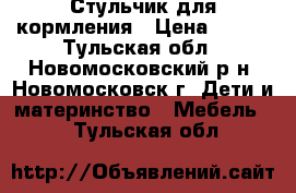 Стульчик для кормления › Цена ­ 500 - Тульская обл., Новомосковский р-н, Новомосковск г. Дети и материнство » Мебель   . Тульская обл.